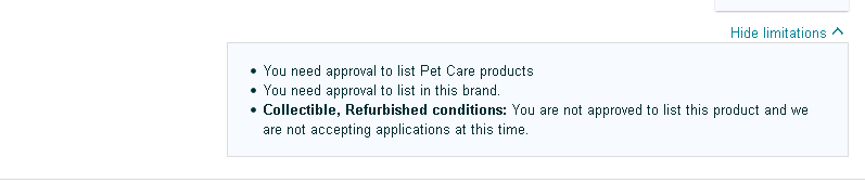 Petcare category ungating