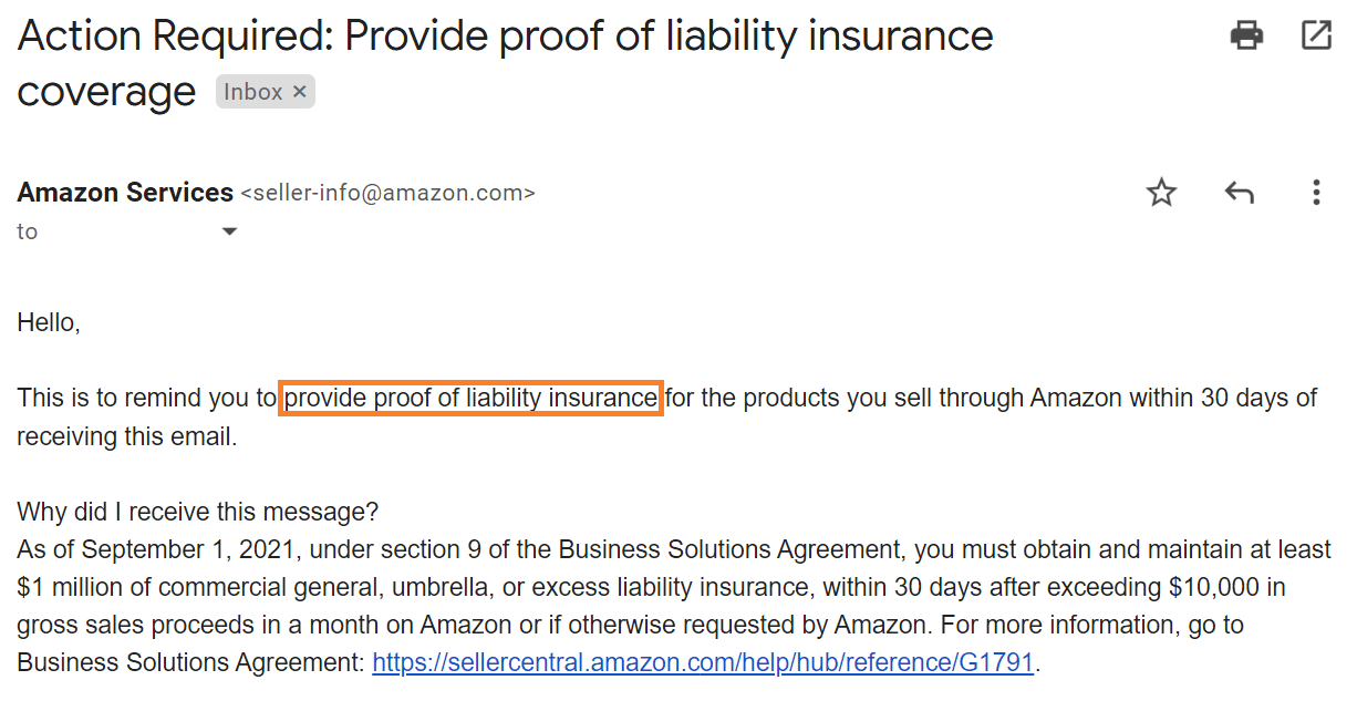 liability insurance