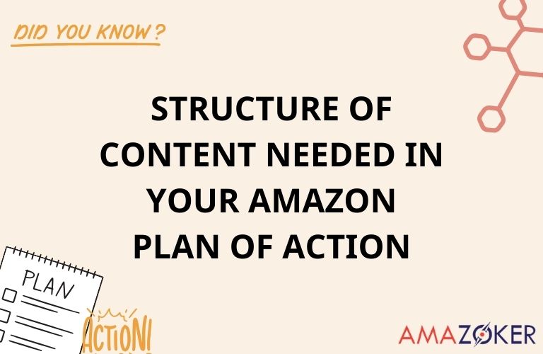 Structure of content needed in your POA