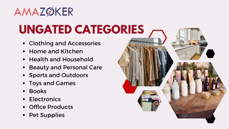 List of Amazon Ungated Categories in 2024