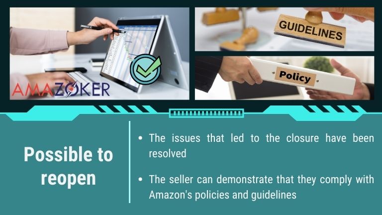 The eligibility criteria and process for reopening a closed account