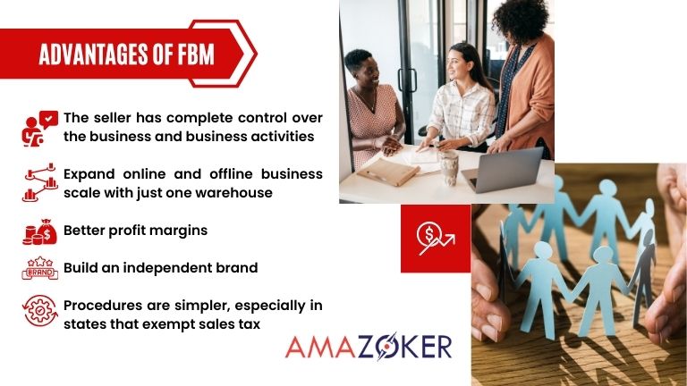 There are numerous benefits associated with choosing Fulfillment by Merchant as your preferred option